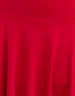 Motel Rocks Mini Dresses-Abreille Open Back Mini Dress in Slinky Red