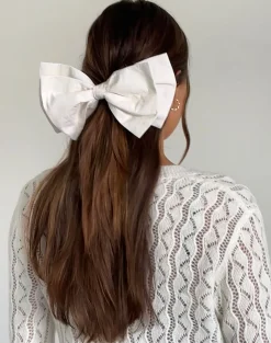 Motel Rocks Accessories-Acar Bow Bobble in Ivory
