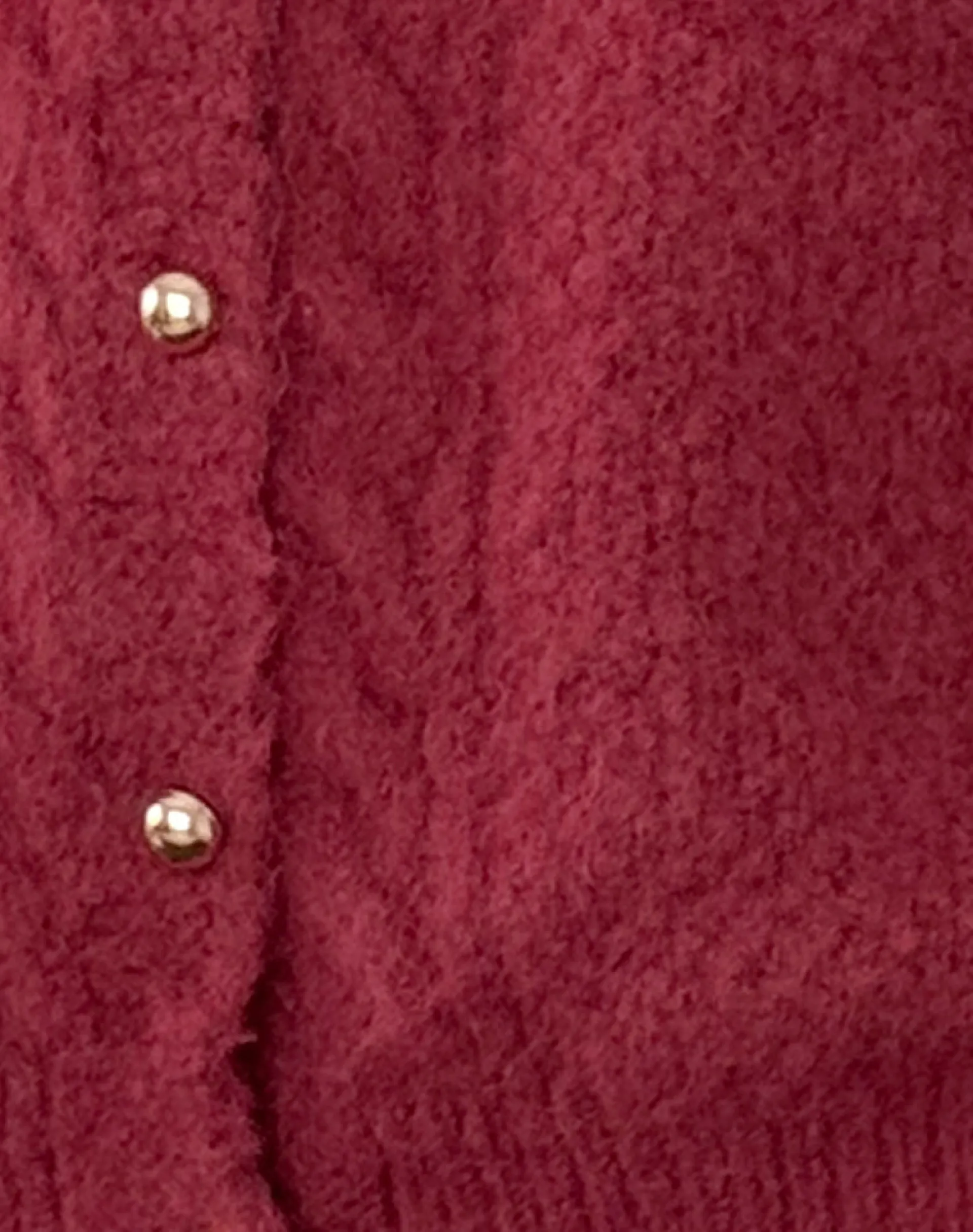 Motel Rocks Cardigans-Aceso Cardigan in Brush Knit Burgundy