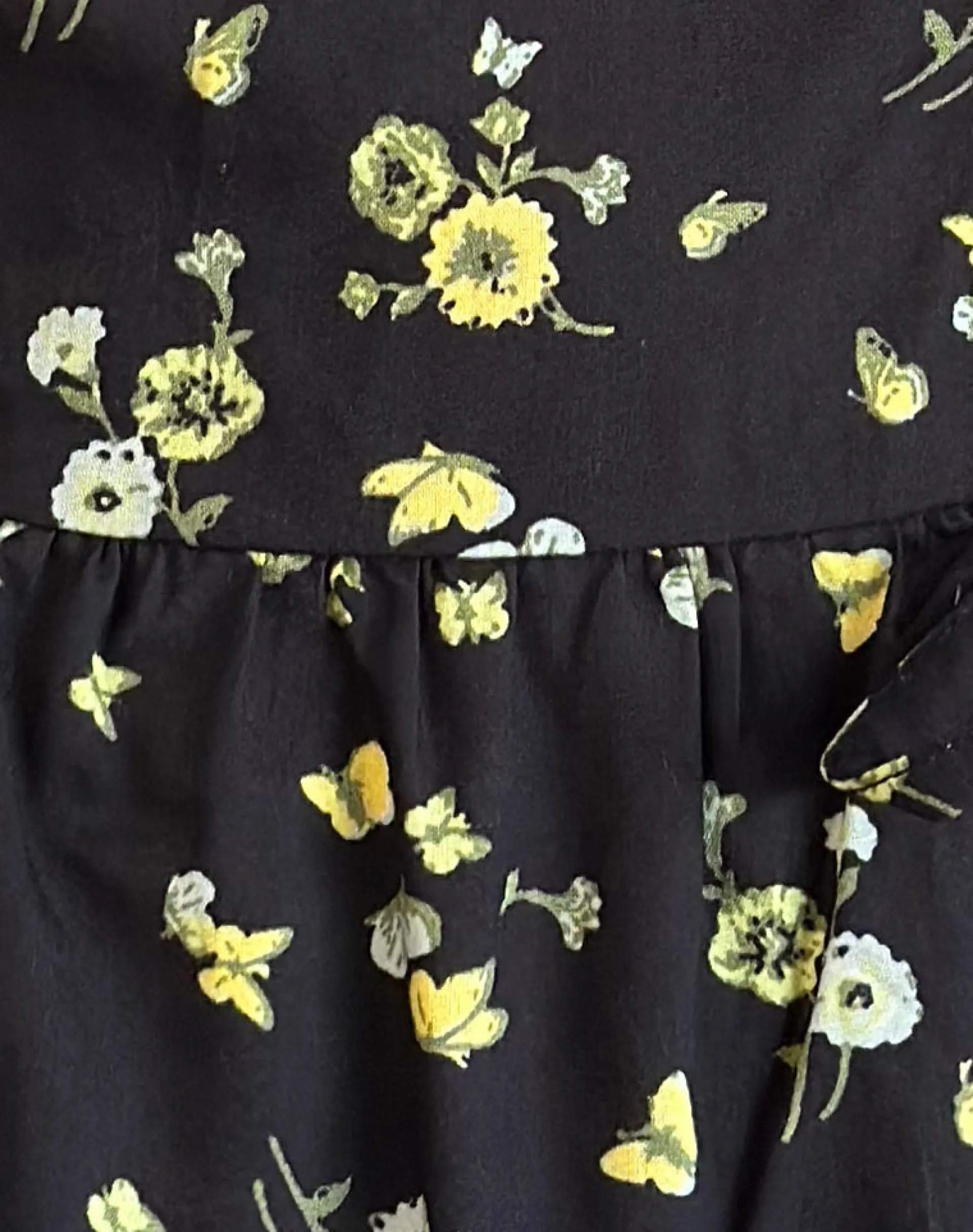 Motel Rocks Shirts And Blouses-Ajasi Blouse in Lemon and Lime Black LemonandLimeBlack