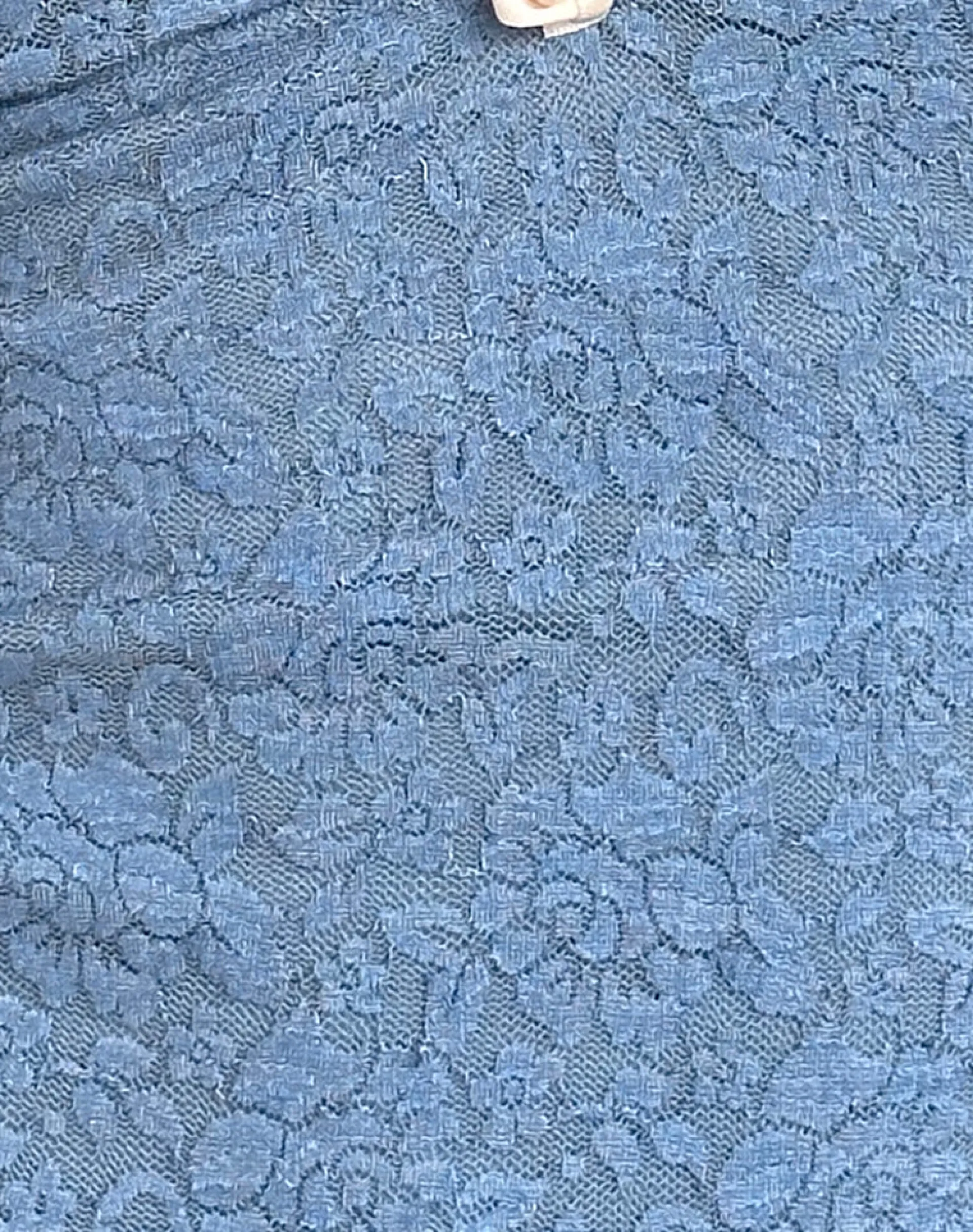 Motel Rocks Halterneck Tops | Lace Tops-Aksa Halterneck Top in Moonlight Blue Lace with Rose MoonlightBlueLacewithRose