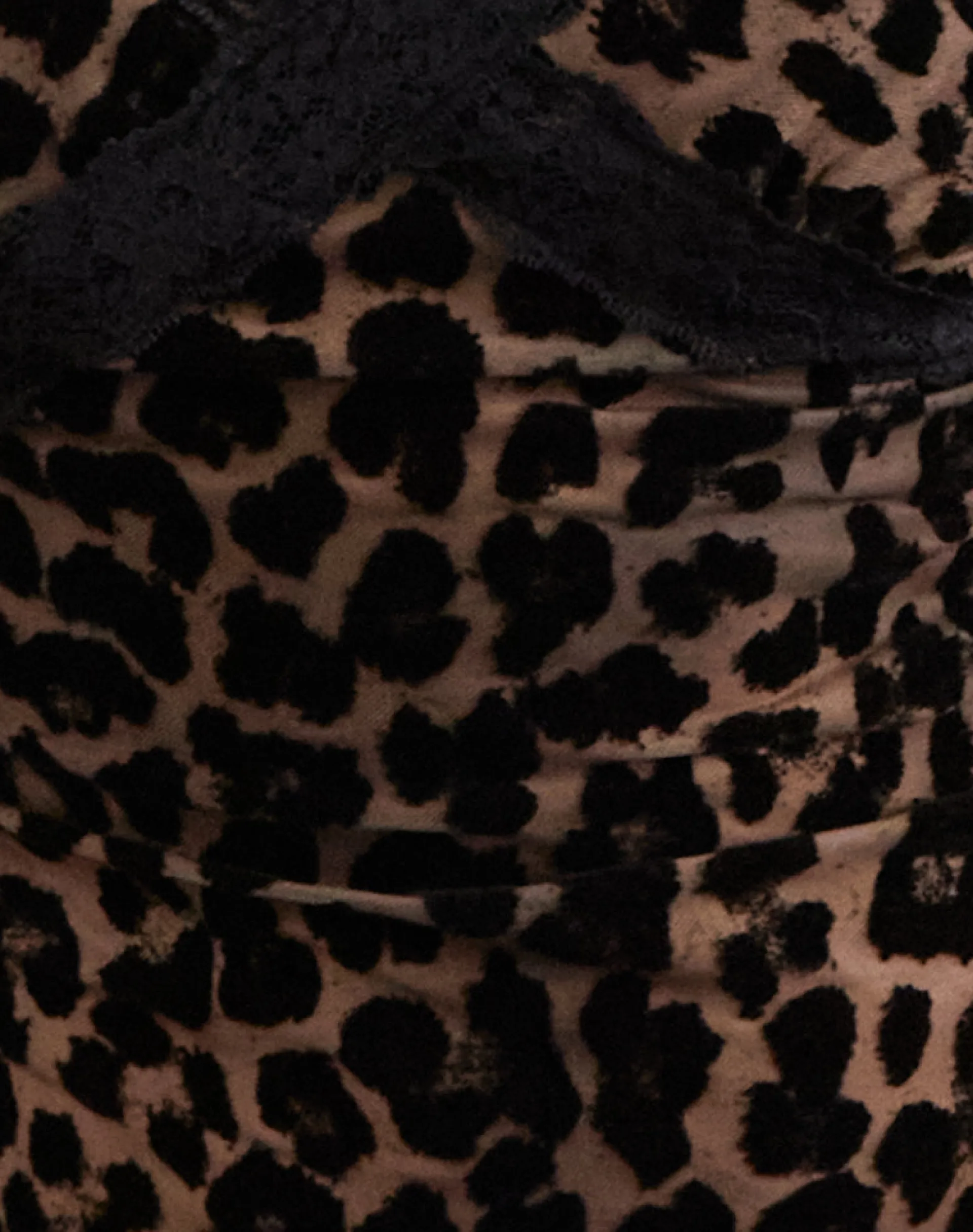 Motel Rocks Printed Tops | Strappy Tops-Alcesta Top in Flock Mesh Rar Leopard