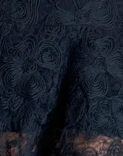 Motel Rocks Tailoring | Bodycon Dresses-Ambika Dress in Textured Lace Rose Black