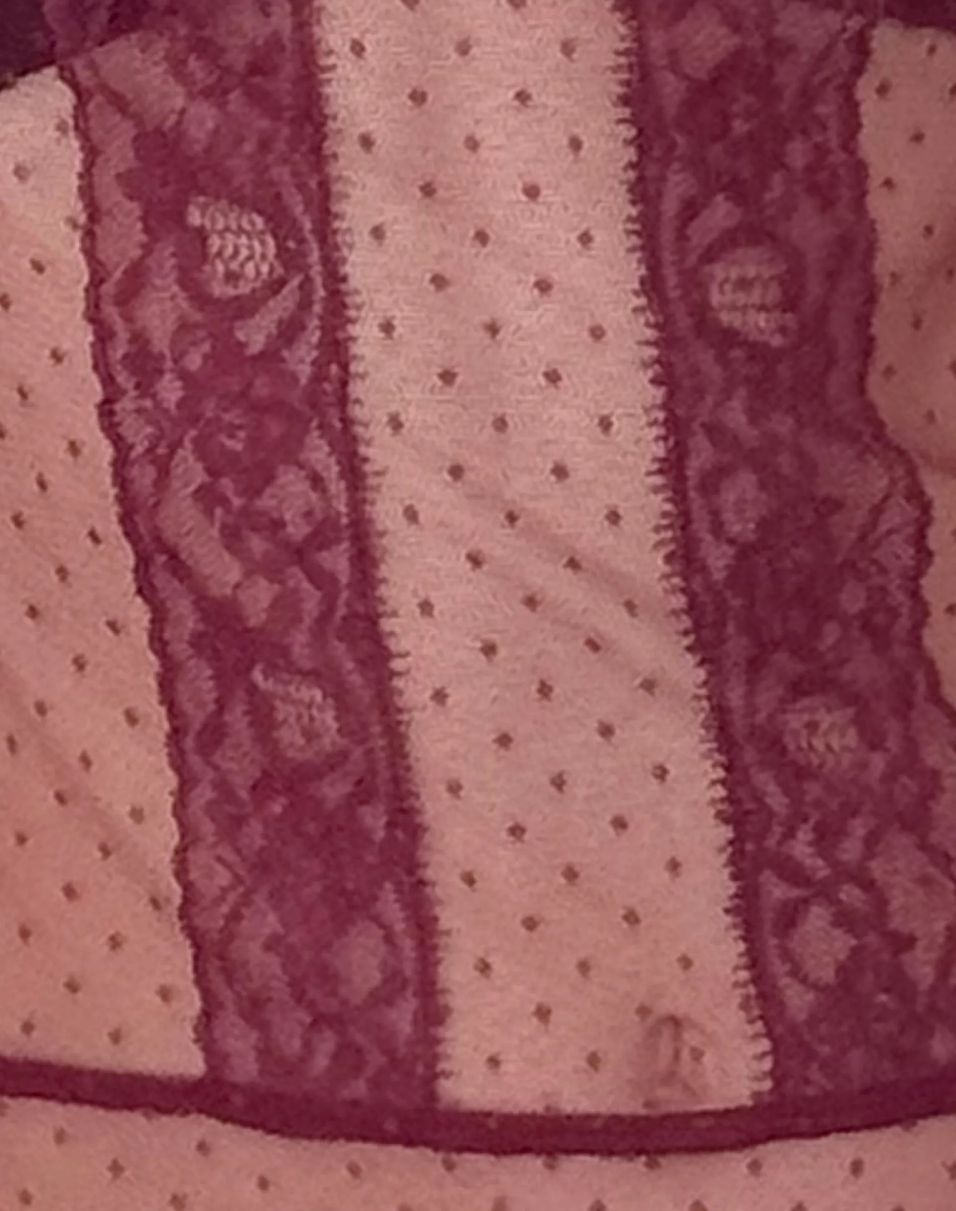 Motel Rocks Shirts And Blouses | Lace Tops-Amrita Top in Burgundy Dobby Mesh BurgundyDobbyMesh