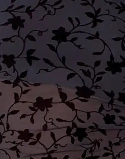 Motel Rocks Printed Tops | Halterneck Tops-Arabella Halterneck Top in Pretty Petal Flock Navy PrettyPetalFlockNavy