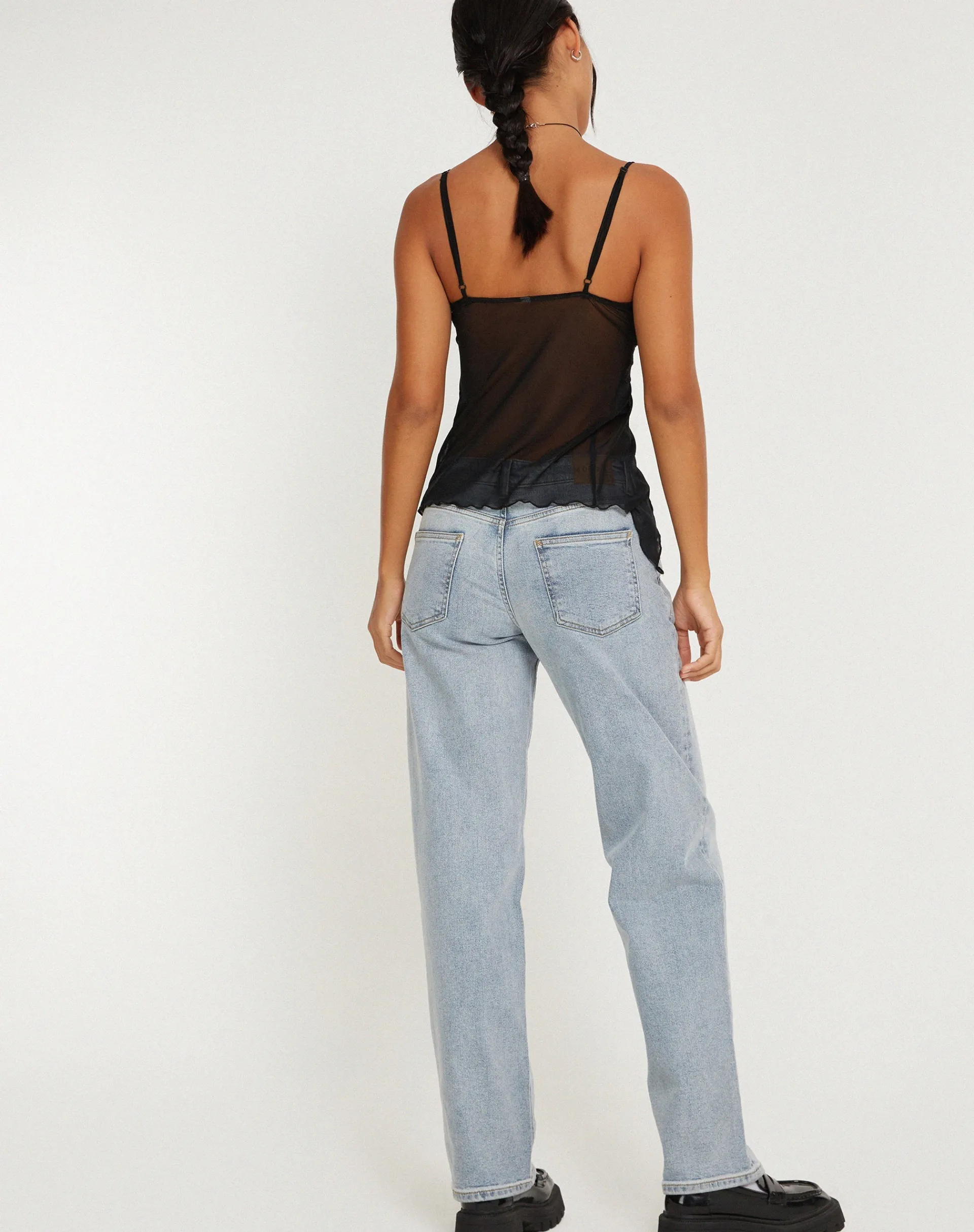 Motel Rocks Long Sleeve Tops | Going Out Tops-Ariela Butterfly Top in Black