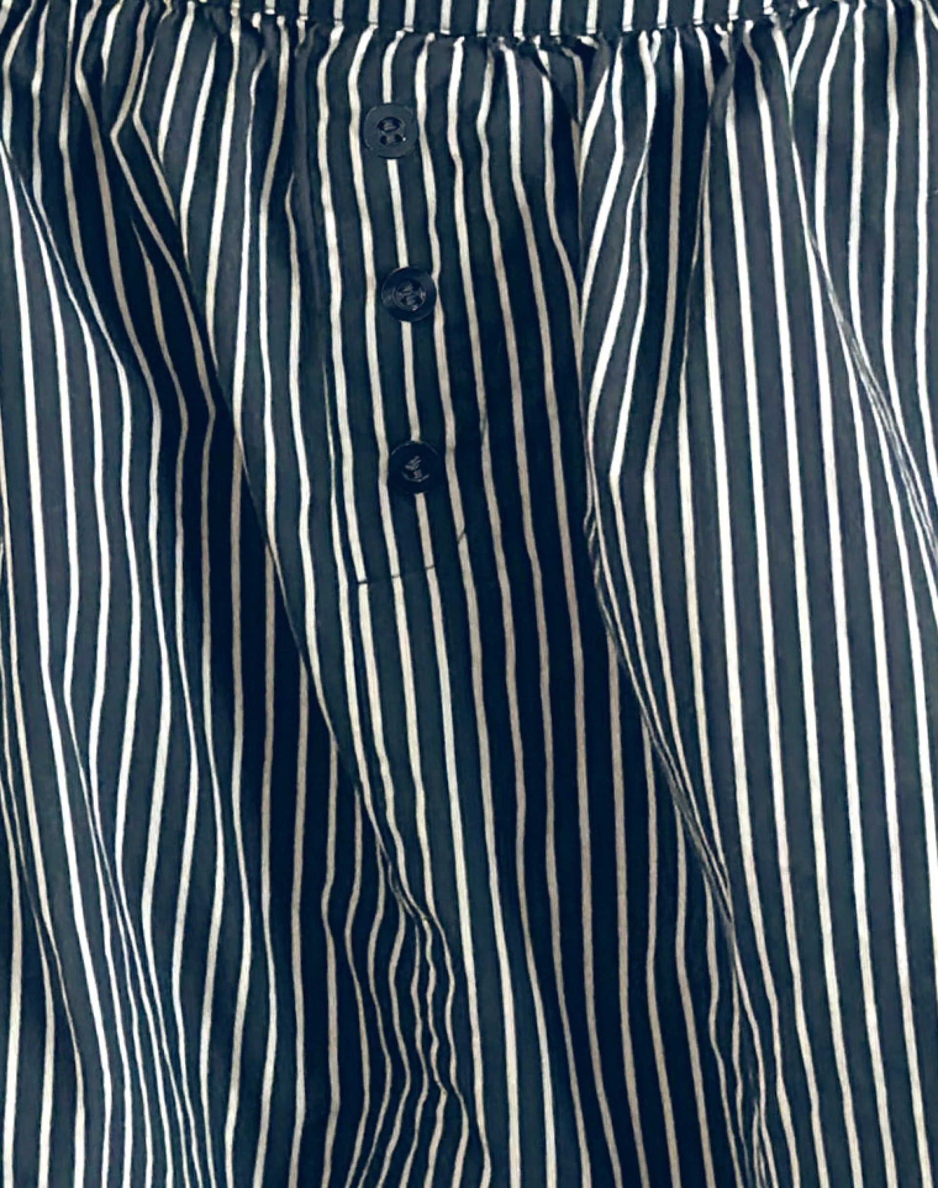 Motel Rocks Tailoring | Printed Skirts-Arife Mini Skirt in Black and Grey Mono Stripe