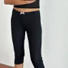 Motel Rocks Co-Ords-Asih Capri Trousers in Black Heart Lace BlackHeartLace