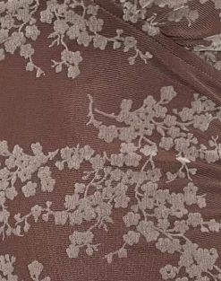 Motel Rocks Printed Dresses | Bodycon Dresses-Astika Mini Dress in Blooming Vines Brown BloomingVinesBrown