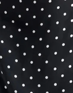 Motel Rocks Printed Dresses | Little Black Dresses-Ayana Backless Mini Dress in Polka Black polkablack
