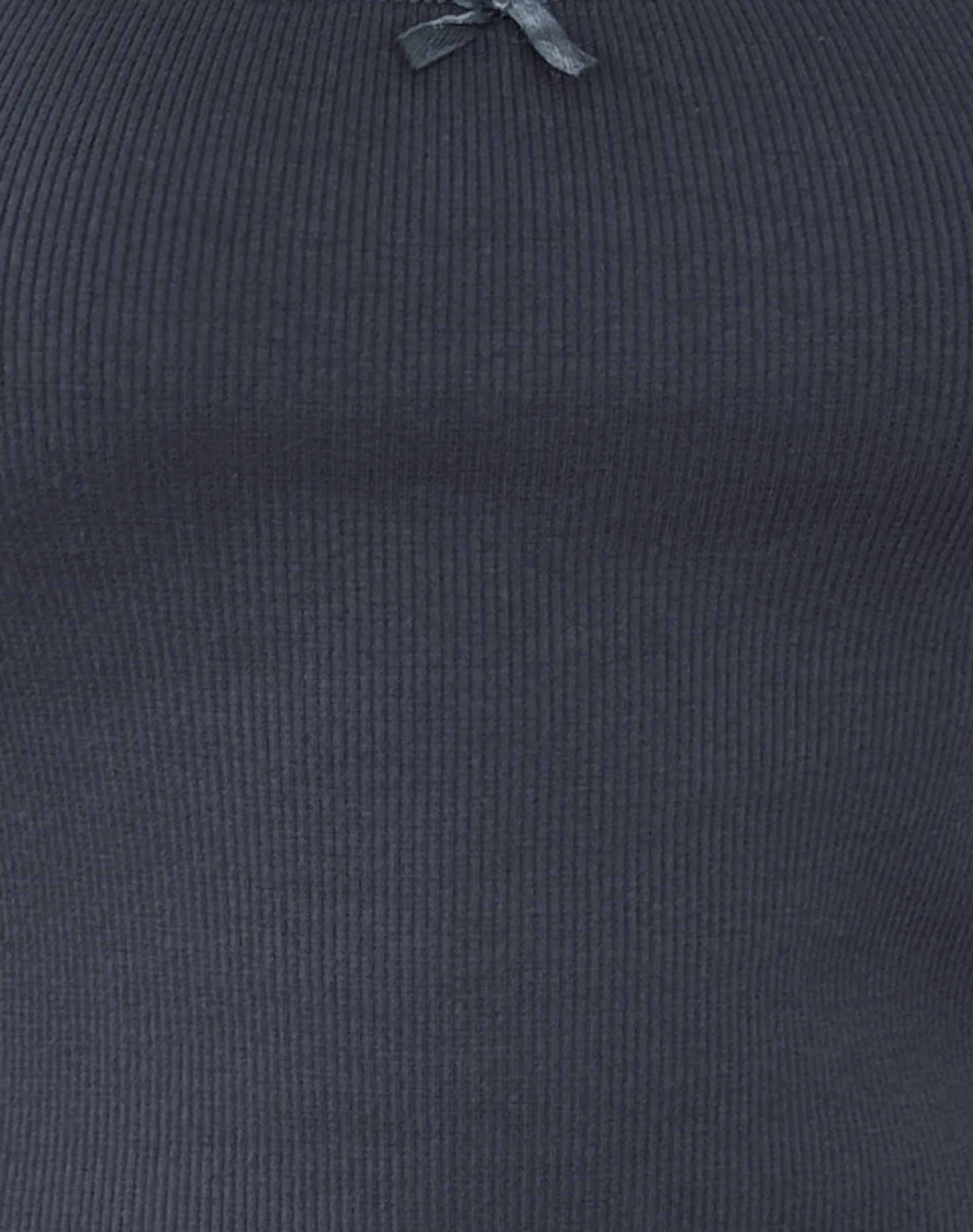 Motel Rocks Basics | Basic Tops-Bovillo Cap Sleeve Top in Ocean Storm Ribbed Jersey OceanStormRibbedJersey