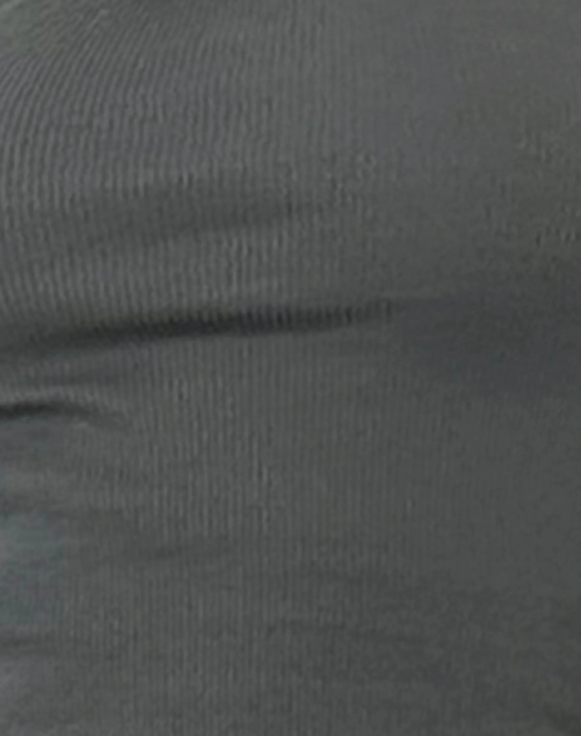 Motel Rocks Basics | Basic Tops-Bovita Long Sleeve Ribbed Top in Beluga Grey belugagrey