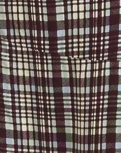Motel Rocks Midi Skirts-Brella Midi Skirt in Multi Check Brown MultiCheckBrown