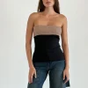 Motel Rocks Basics | Basic Tops-Brylee Tube Top in Knit Black KnitBlack