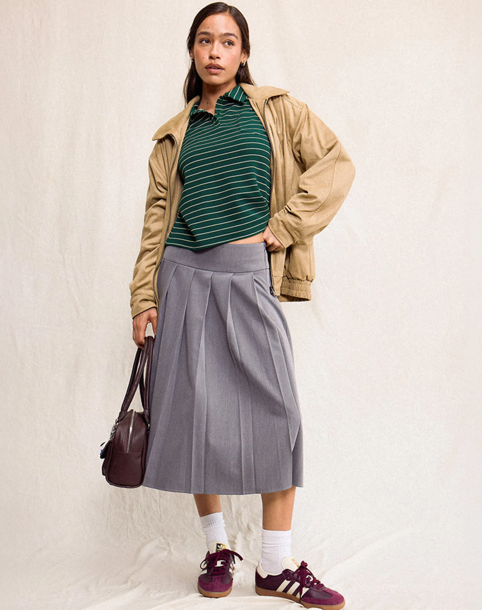 Motel Rocks Shirts And Blouses | Printed Tops-Bupolo Shirt in Bottle Green