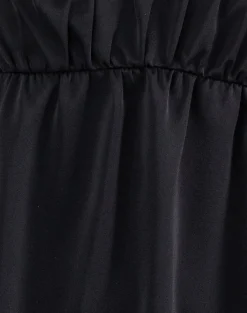Motel Rocks Day Dresses | Little Black Dresses-Cadenza Square Neck Slip Mini Dress in Black