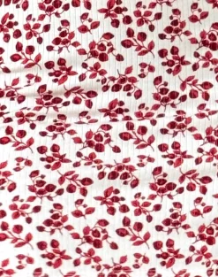 Motel Rocks Basics | Printed Dresses-Camina Dress in Summer Strawberry Off White
