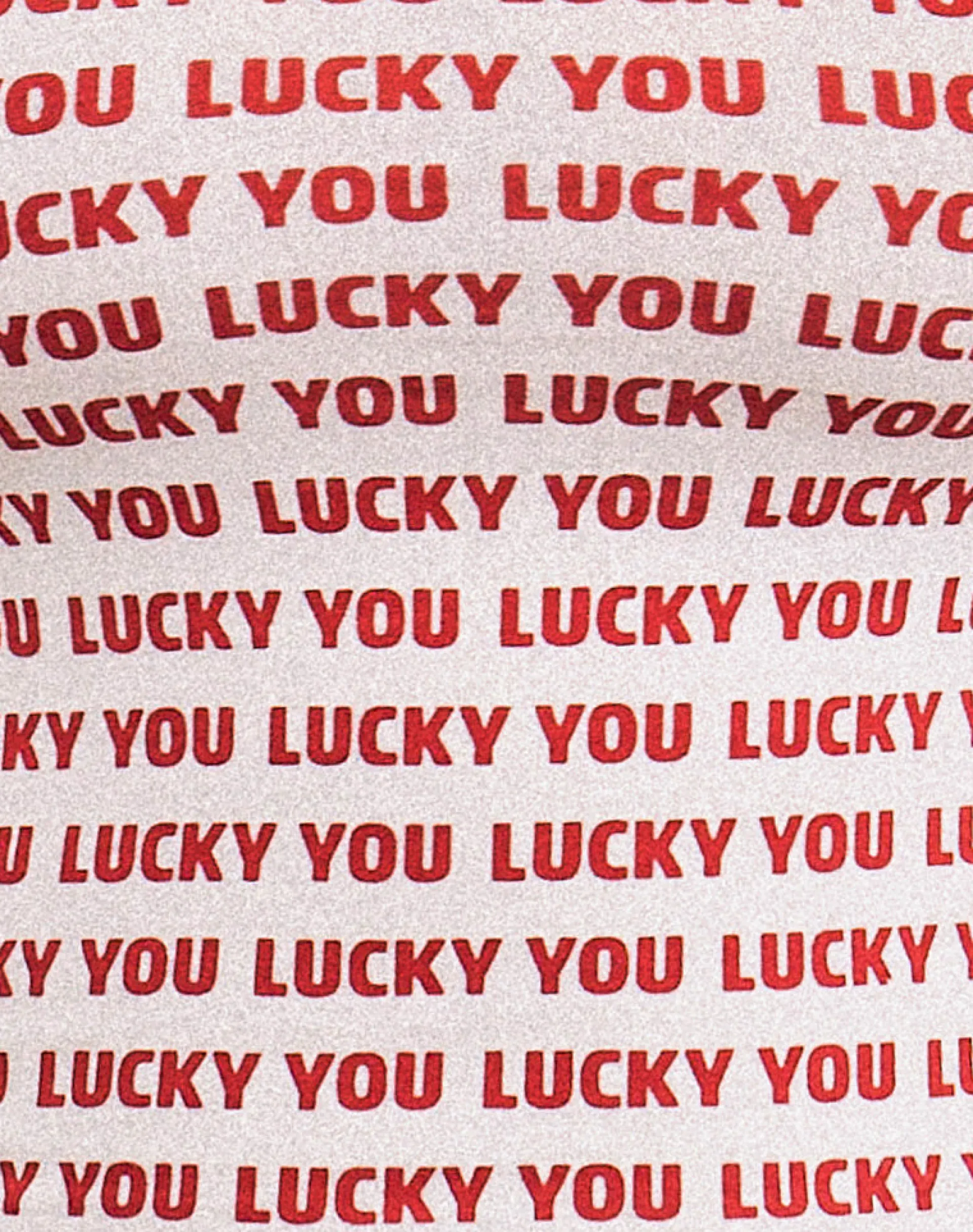 Motel Rocks Vest Tops | Printed Tops-Carillo Top in White with Lucky You Text in Red WhitewithLuckyYouTextinRed