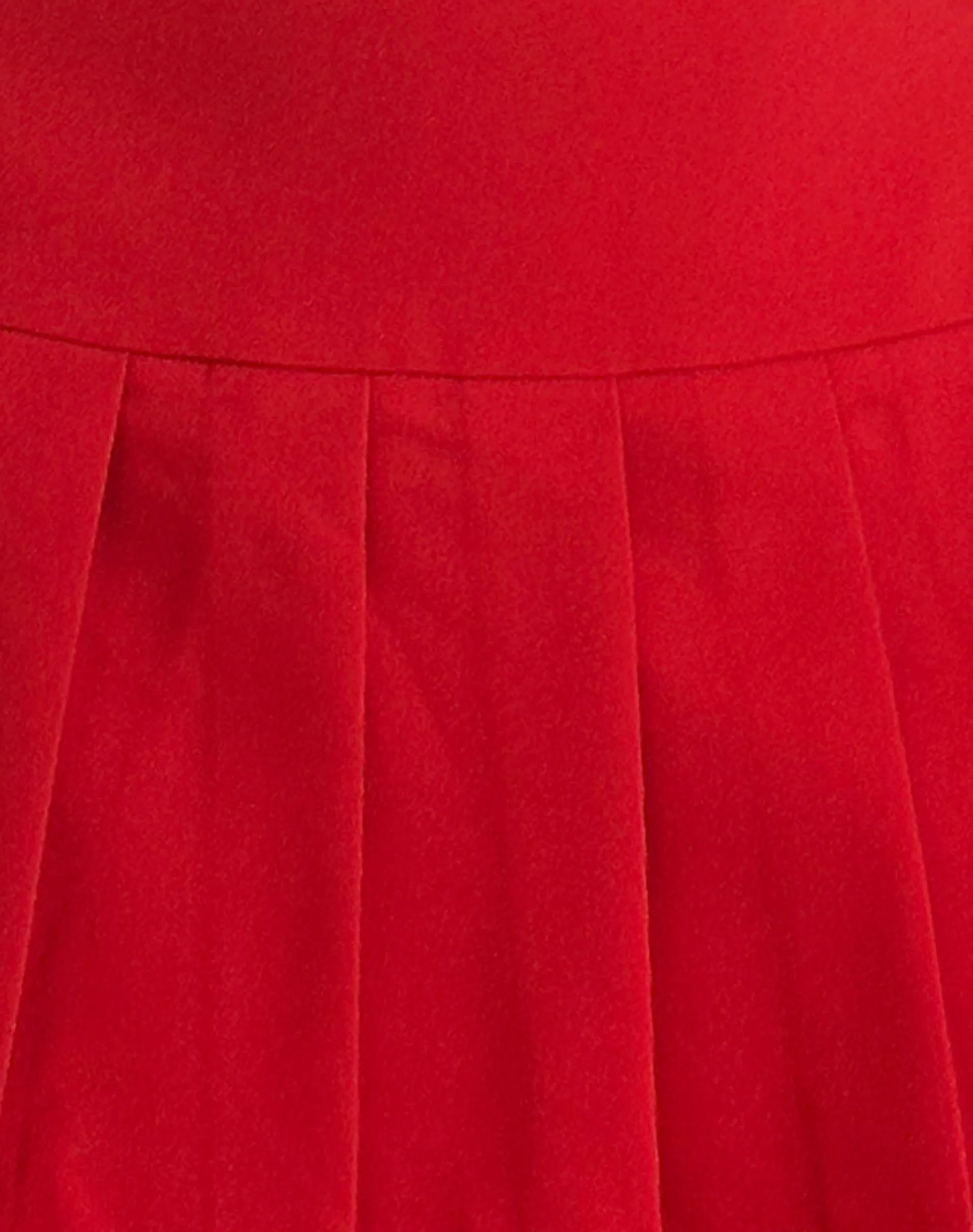 Motel Rocks Tailoring | A Line Skirts-Casini Mini Skirt in Soft Tailoring Red SoftTailoringRed