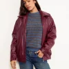 Motel Rocks Pu Jackets | Jackets-Cavita Jacket in Burgundy