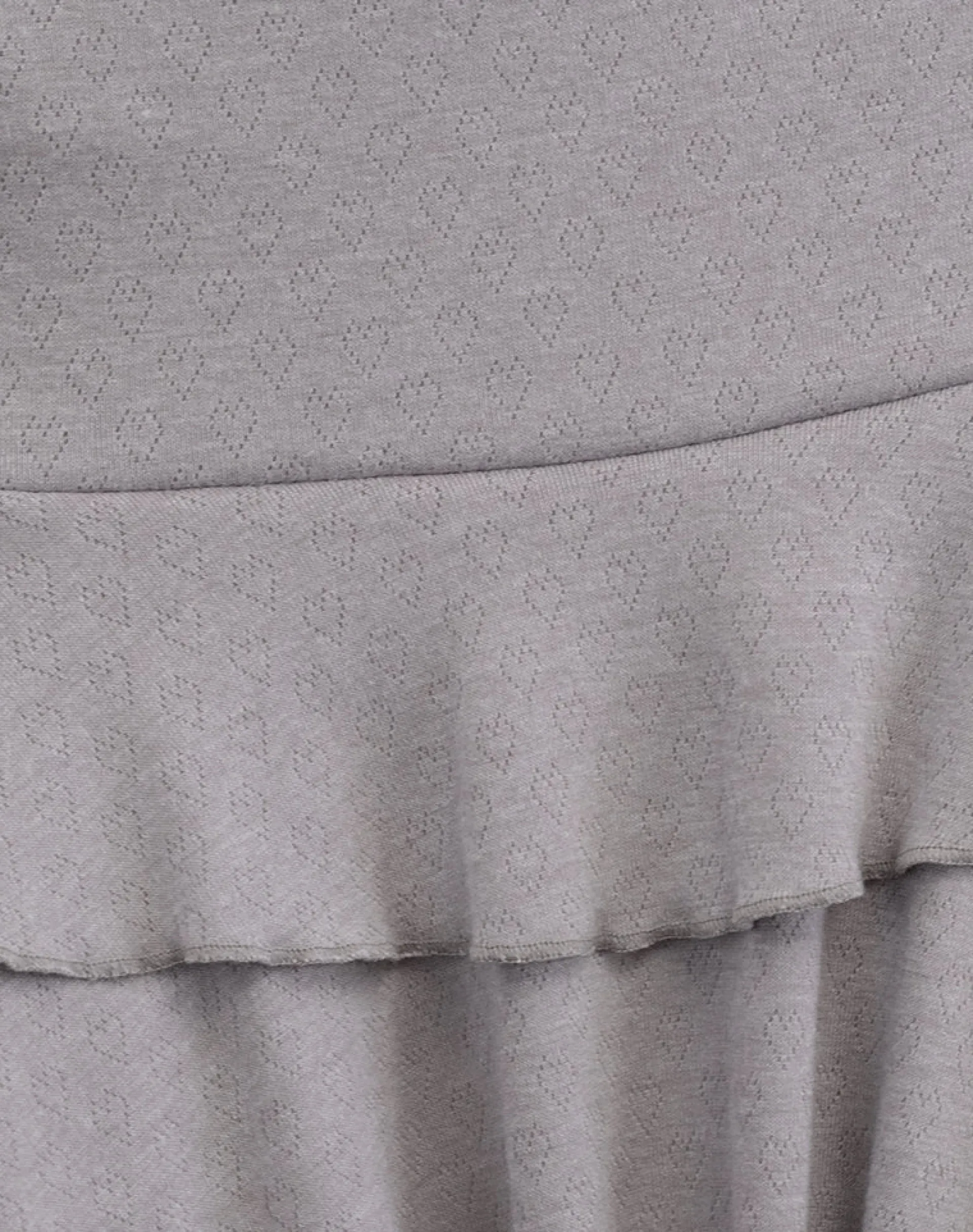 Motel Rocks Co-Ords | Mini Skirts-Chile Mini Skirt in Pointelle Brown