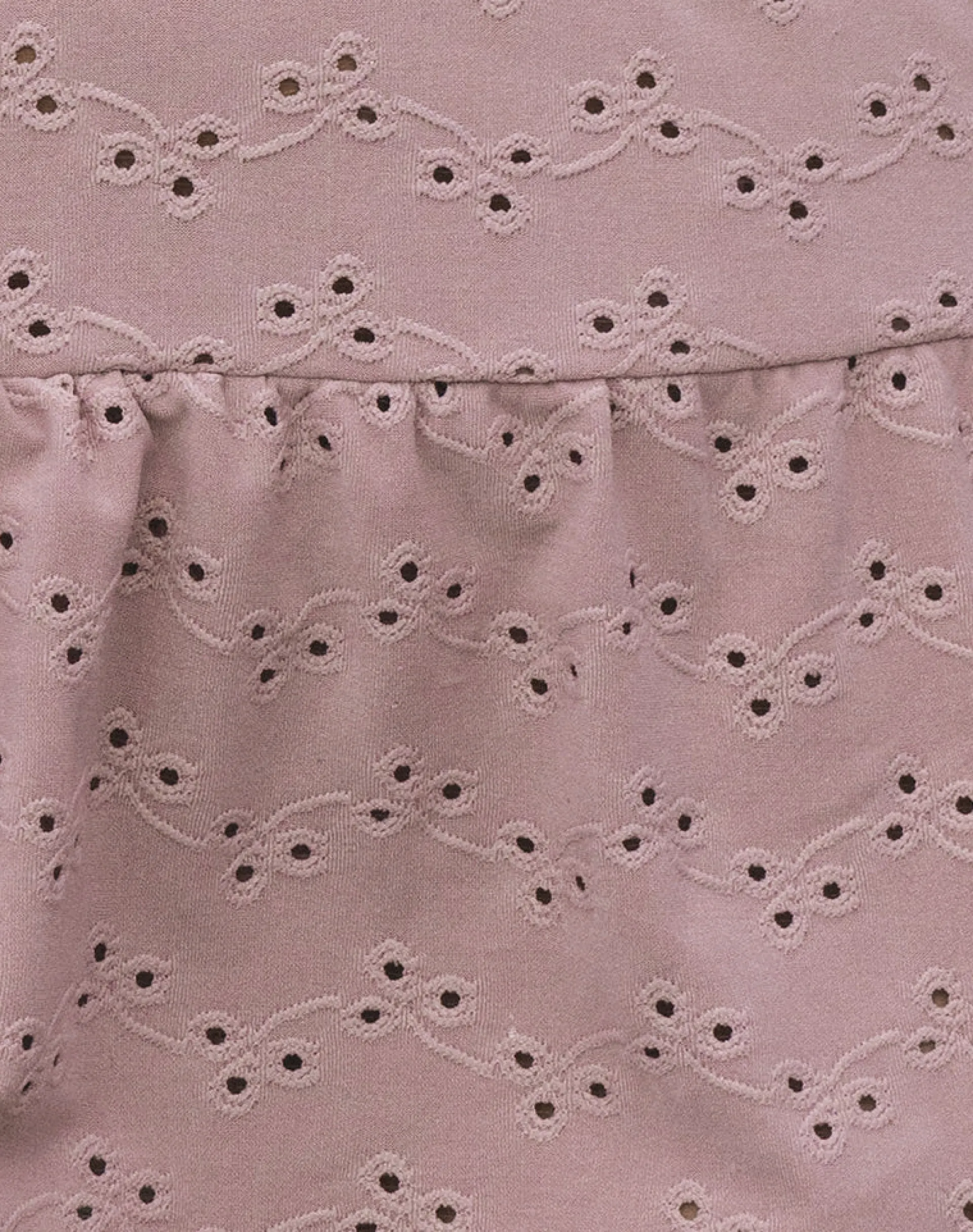 Motel Rocks Swimwear | Mini Skirts-Chiquita Micro Mini Skirt in Broderie Blush Pink
