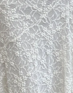Motel Rocks A Line Skirts-Cinta Low Rise Midi Skirt in Lace Ivory LaceIvory