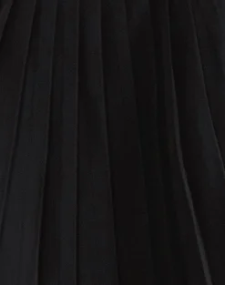 Motel Rocks Pleated Skirts | Midi Skirts-Citrani Pleated Midi Skirt in Black
