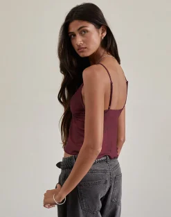 Motel Rocks Printed Tops | Crop Tops-Cojira Mesh Butterfly Top in Tonal Burgundy Paisley TonalBurgundyPaisley