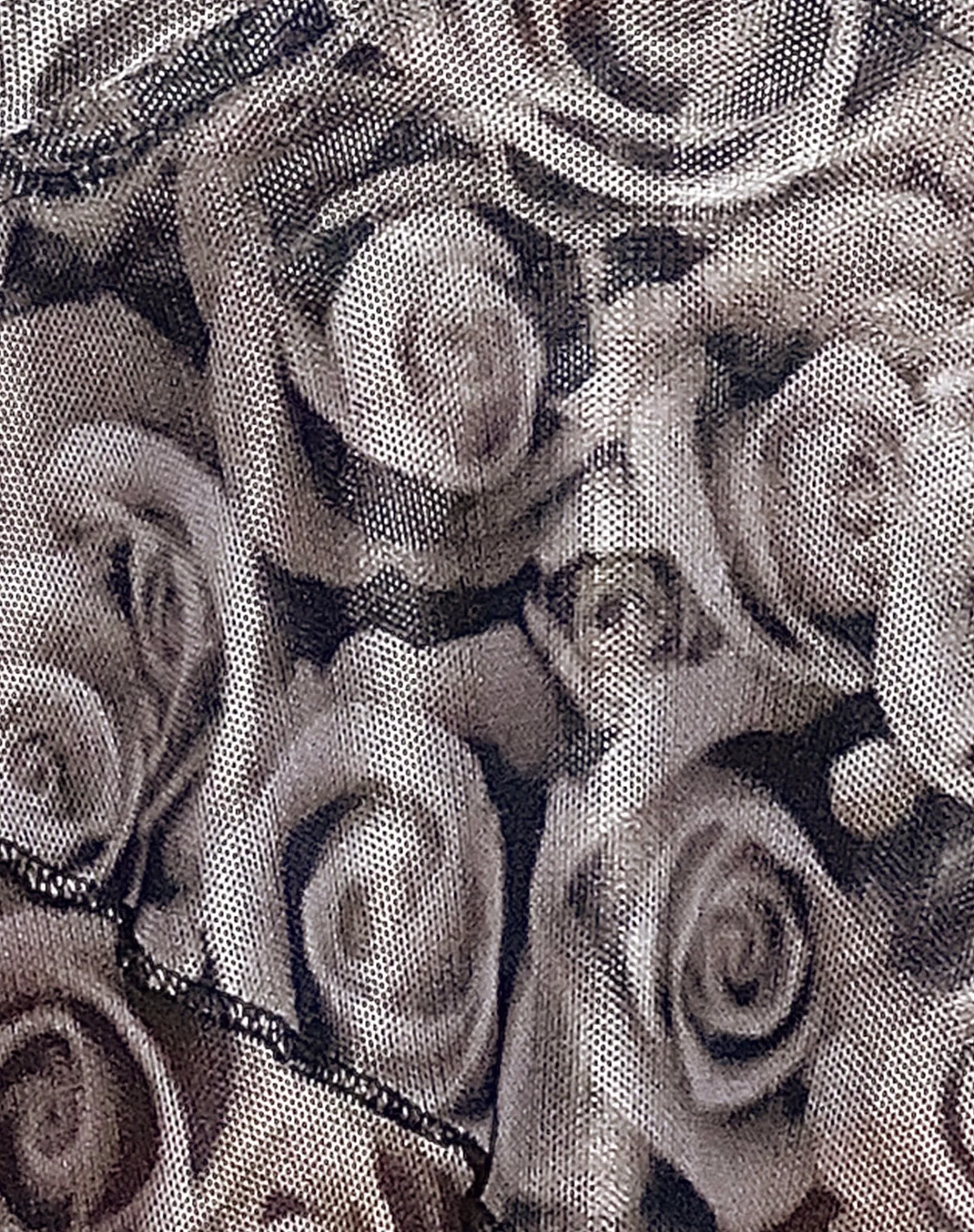 Motel Rocks Vest Tops | Printed Tops-Cojira Mesh Butterfly Top in Autumn Rose Print autumnroseprint