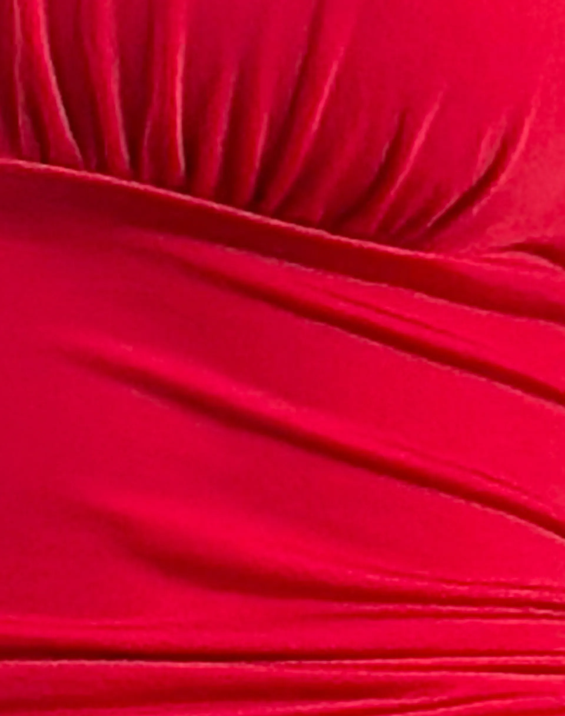 Motel Rocks Halterneck Tops | Going Out Tops-Cosimo Halterneck Top in Red
