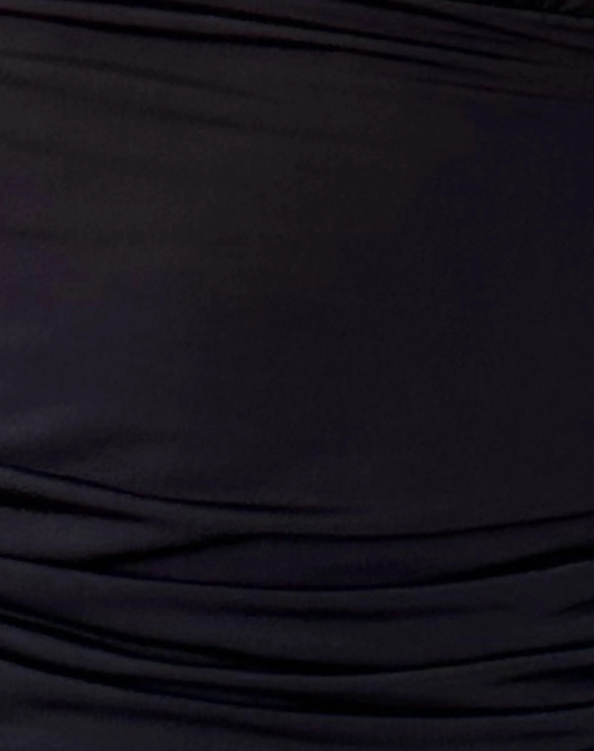 Motel Rocks Halterneck Tops-Cosimo Plunge Halterneck Top in Black Slinky BlackSlinky