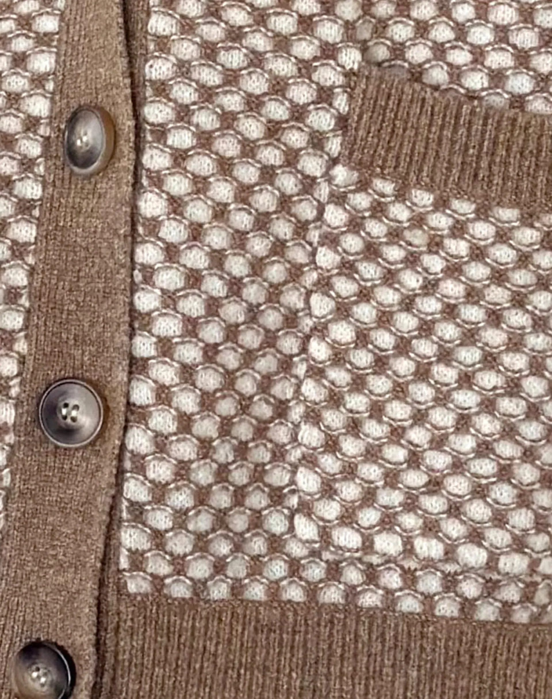 Motel Rocks Cardigans-Danov Cardigan in Brown Gingham