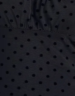 Motel Rocks Party Dresses | Maxi Dresses-Darsih Maxi Dress in Basic Polka Black Flock BasicPolkaBlackFlock