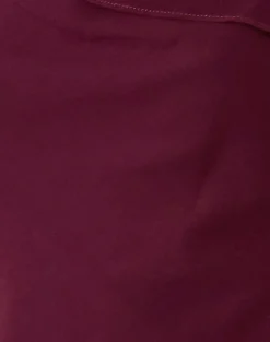Motel Rocks Strappy Tops-Davila Top in Chiffon Burgundy ChiffonBurgundy