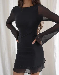 Motel Rocks Bandeau Dresses | Day Dresses-Dazn Backless Mini Dress in Black