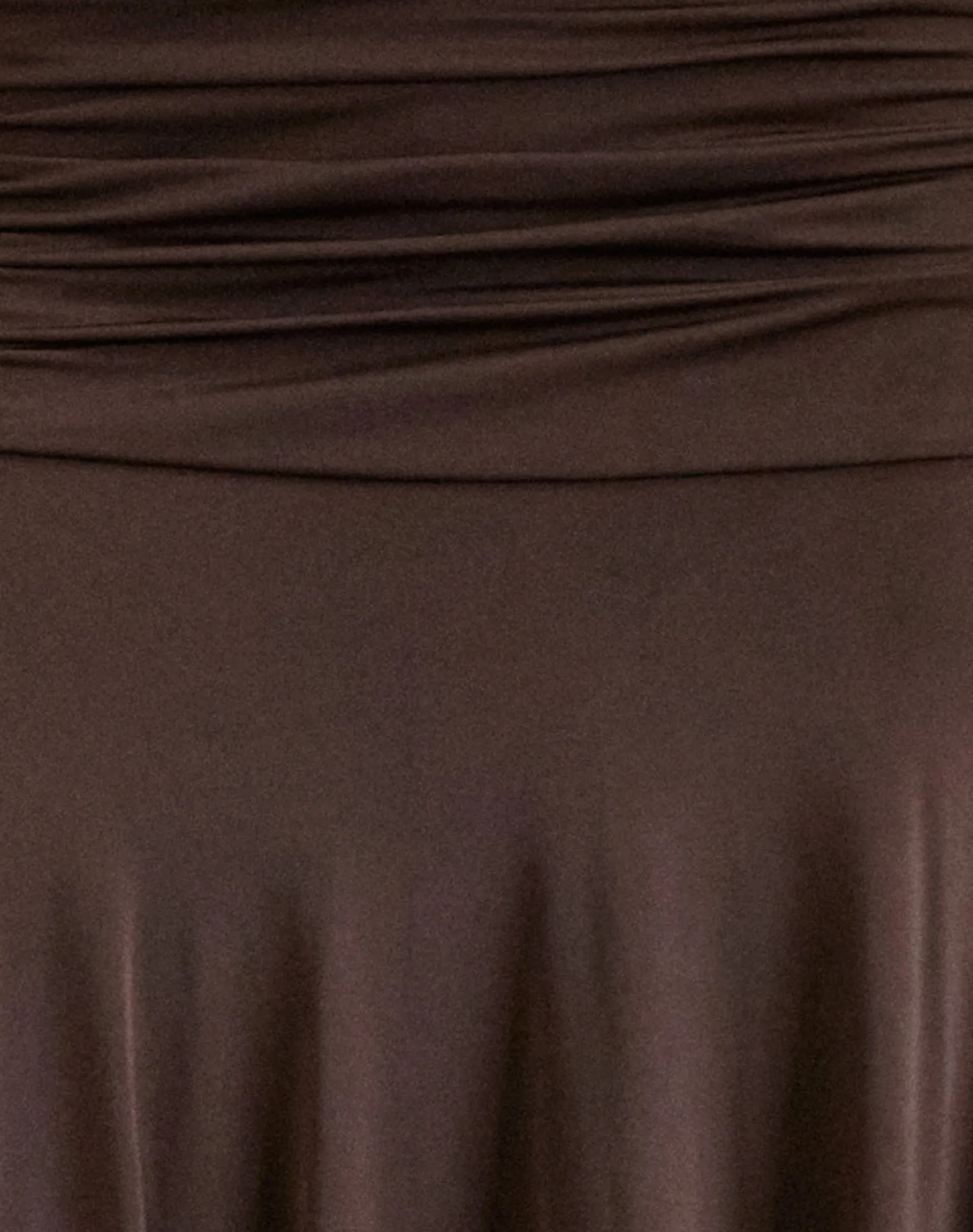 Motel Rocks Co-Ords | A Line Skirts-Delta Midi Skirt in Slinky Chocolate