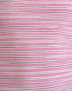 Motel Rocks Printed Dresses | Bandeau Dresses-Dema Mini Dress in Jacquard Pink Stripe JacquardPinkStripe