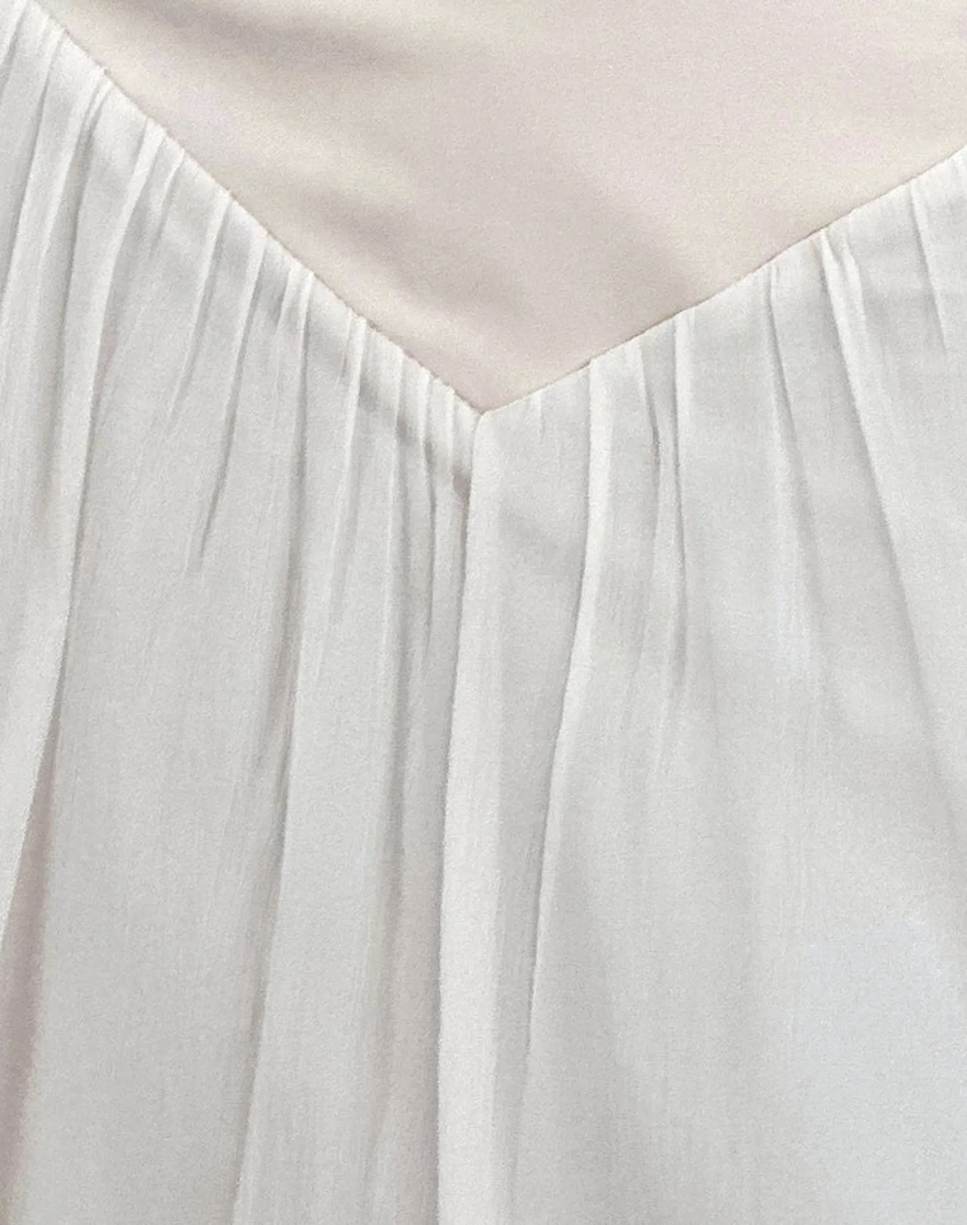 Motel Rocks A Line Skirts | Maxi Skirts-Derika V Waist Maxi Skirt in Cream