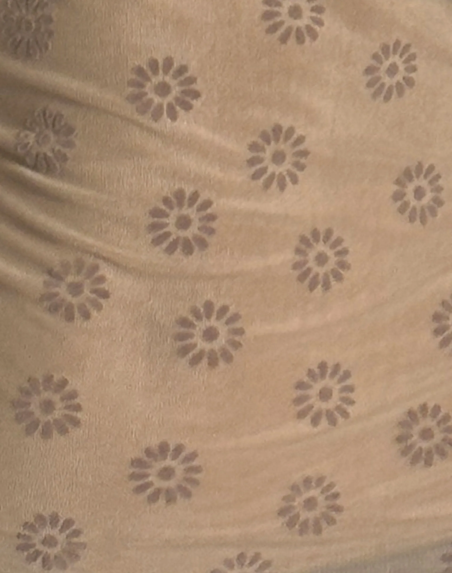 Motel Rocks Vest Tops | Printed Tops-Dudley Vest Top in Daisy Flock Light Brown DaisyFlockLightBrown