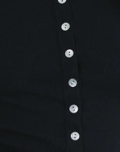Motel Rocks Tailoring-Elmira Top in Flat Knit Black FlatKnitBlack