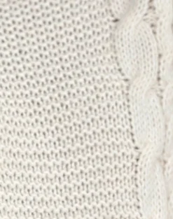 Motel Rocks Jumpers-Emarti Jumper in Luxe Chunky Knit Ivory
