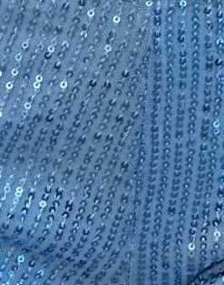 Motel Rocks Micro Shorts | Co-Ords-Erna Micro Short in Light Blue Mini Sequin LightBlueMiniSequin