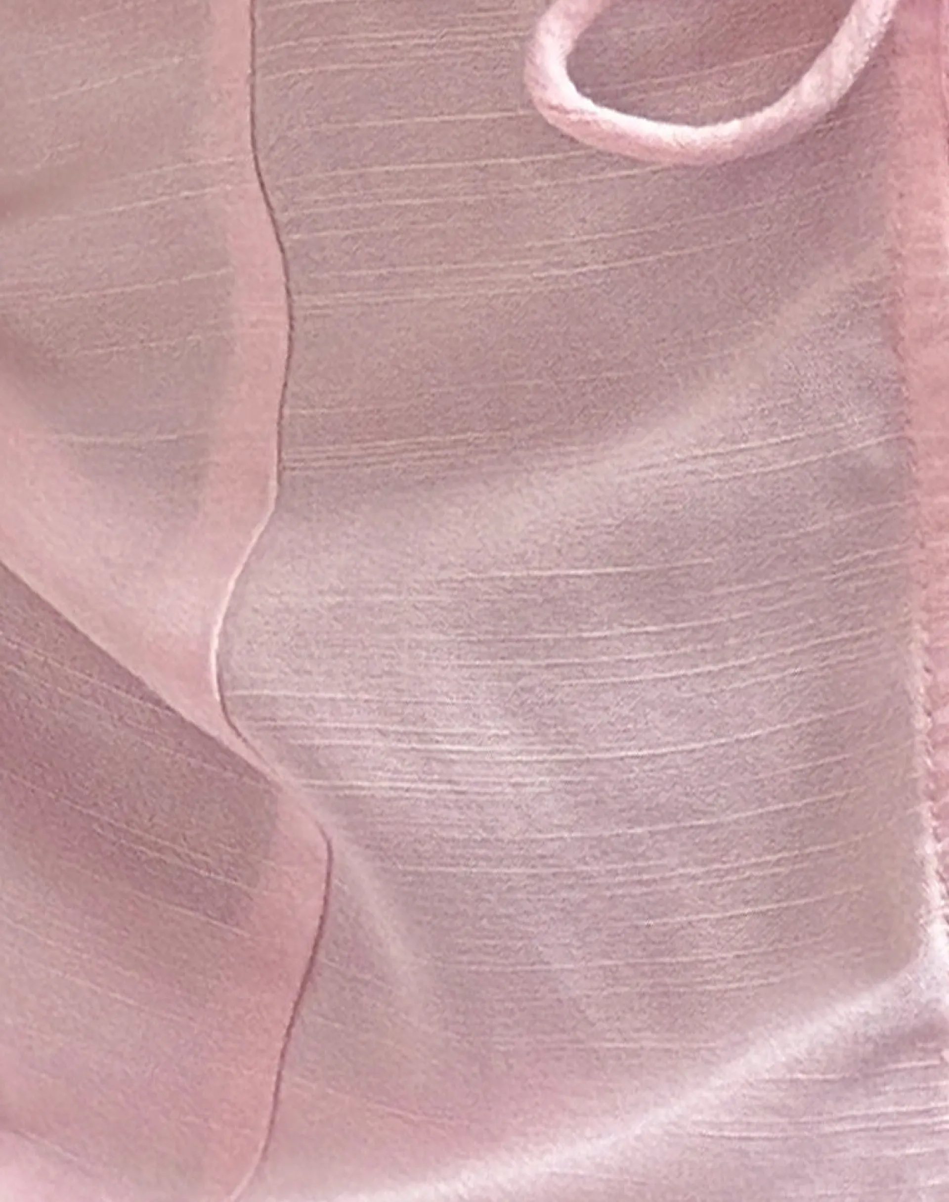 Motel Rocks Basic Tops | Strappy Tops-Esau Tie Front Top in Light Pink Private Slub LightPinkPrivateSlub