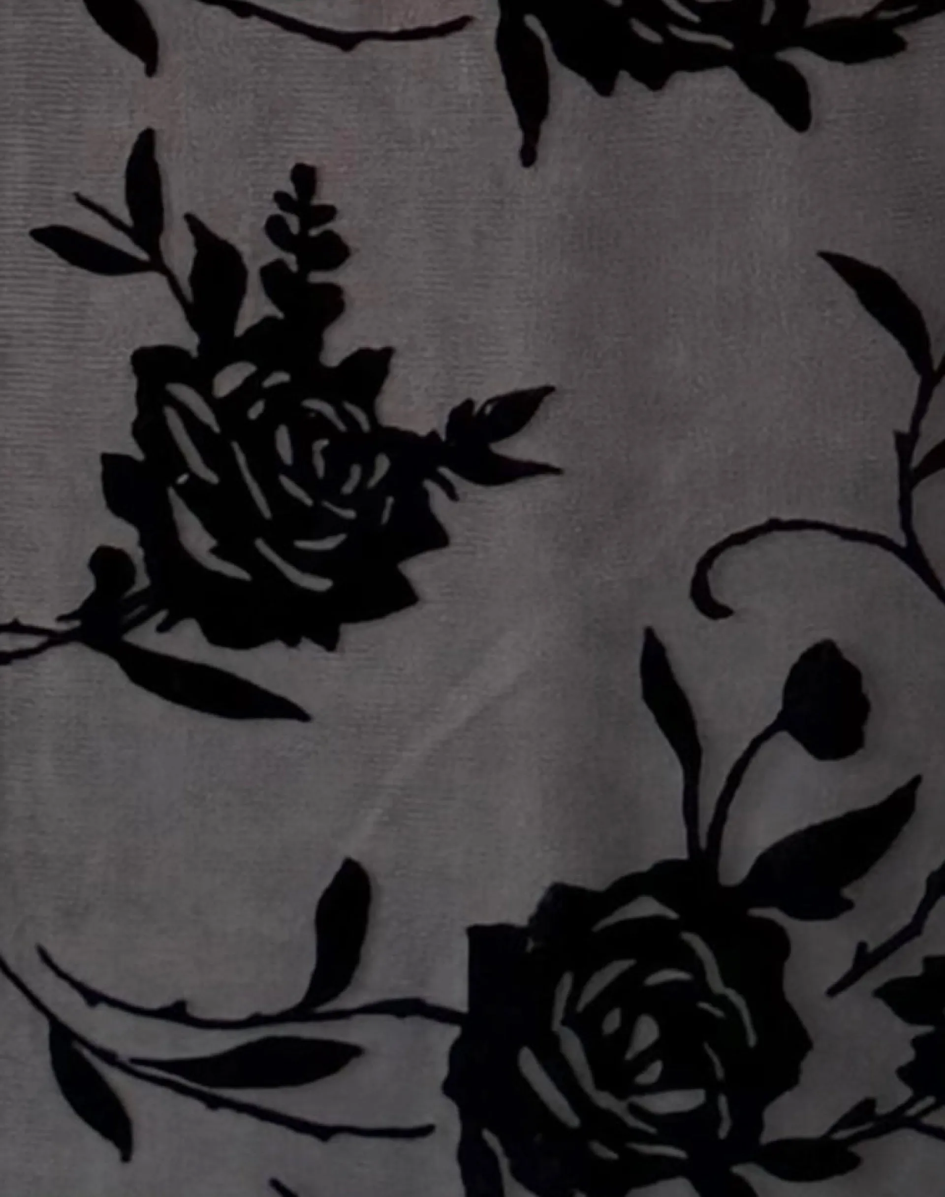 Motel Rocks Printed Dresses | Bodycon Dresses-Estoria Midi Dress Black Rose Flock
