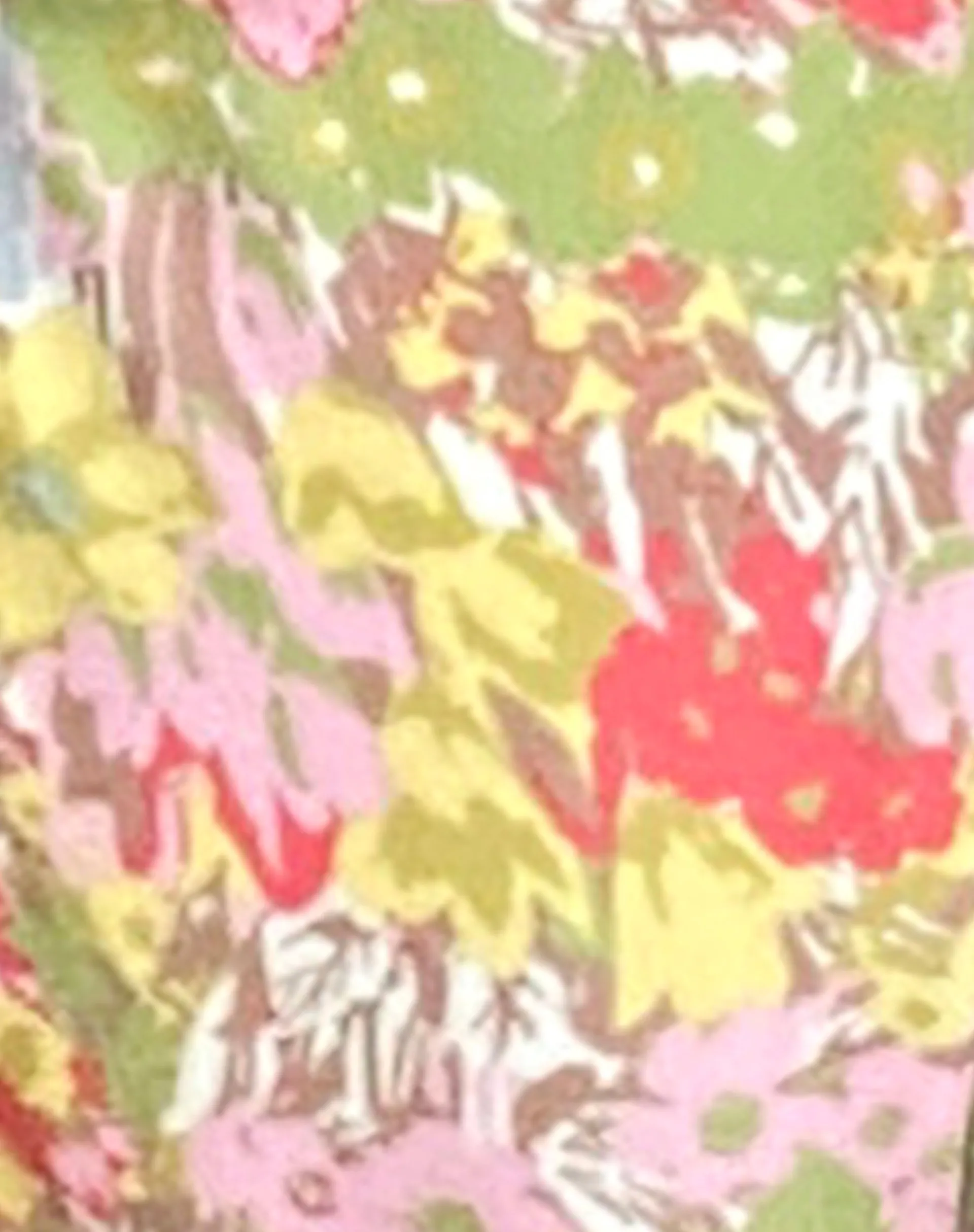 Motel Rocks Swimwear-Farida Bikini Bottom in Pink Abstract Floral Swim PinkAbstractFloralSwim