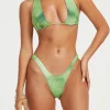 Motel Rocks Swimwear-Farida Bikini Bottom in Watercolour Green WatercolourGreen