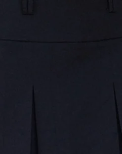 Motel Rocks Pleated Skirts | Midi Skirts-Fermi Pleated Midi Skirt in Tailoring Black