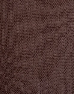 Motel Rocks Basic Tops | Tees-Francine Top in Wide Rib Knit Brown