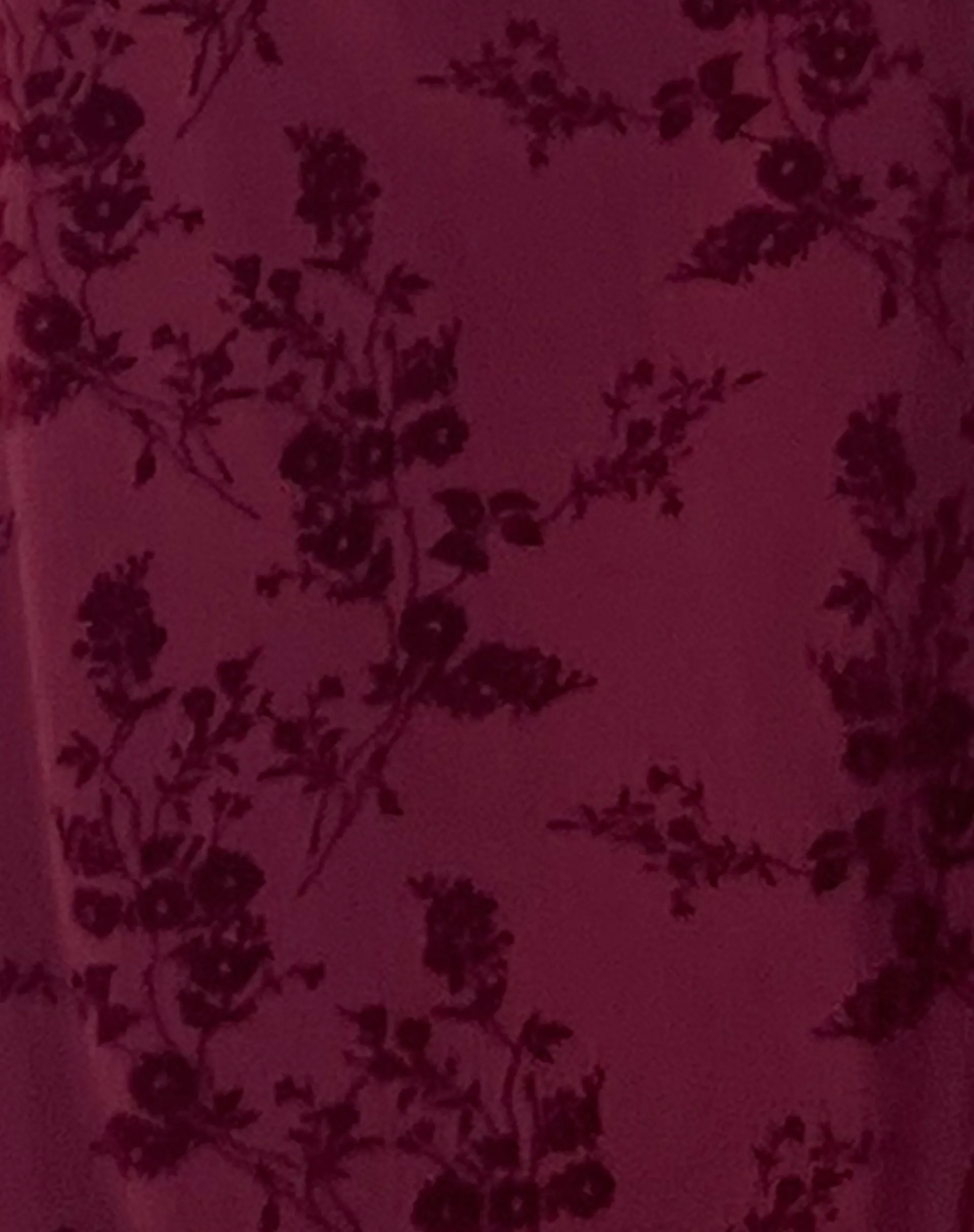 Motel Rocks Printed Dresses | Day Dresses-Gabriela Midi Dress in Botanical Flower Maroon BotanicalFlowerMaroon